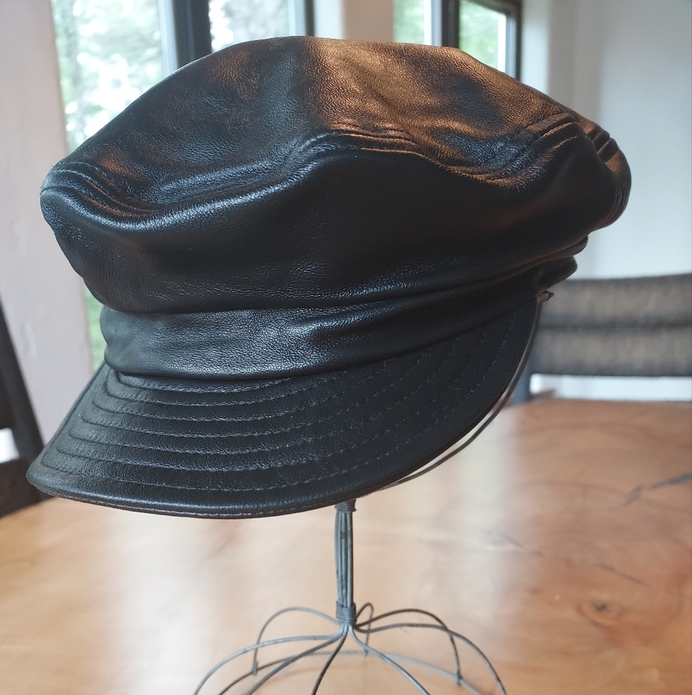 Brixton leather cap